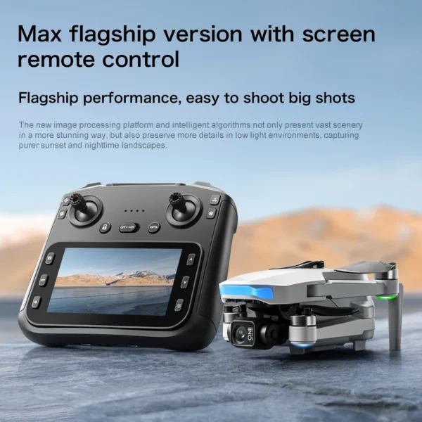 Mini Drone with Screen Professional 5G GPS 8K HD Cameras EIS 4K Aerial 3-Axis Gimbal Anti-shake Brushless Drones S-X1 RC Dron - Image 6