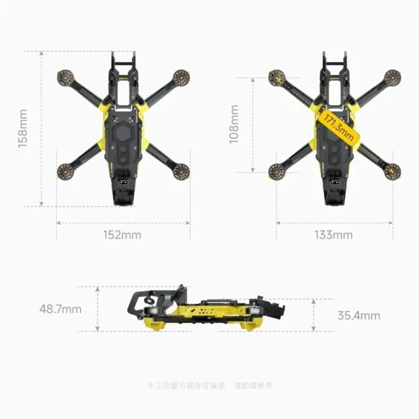 SpeedyBee 2025 New Master 3X Modular O3/O4 Pro HD Digital VTX FPV Drone for FPV Freestyle Racing - Image 3